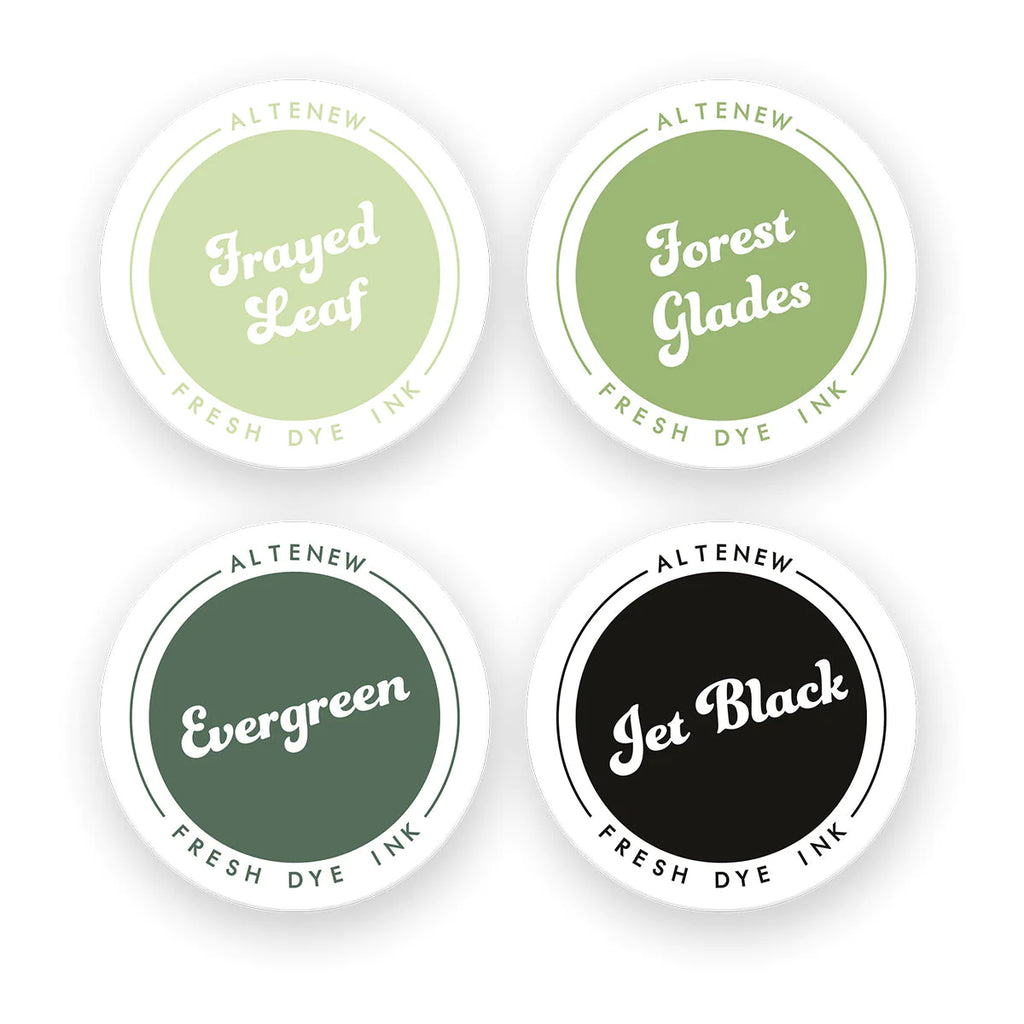 Green Fields Fresh Dye Ink Pad Bundle