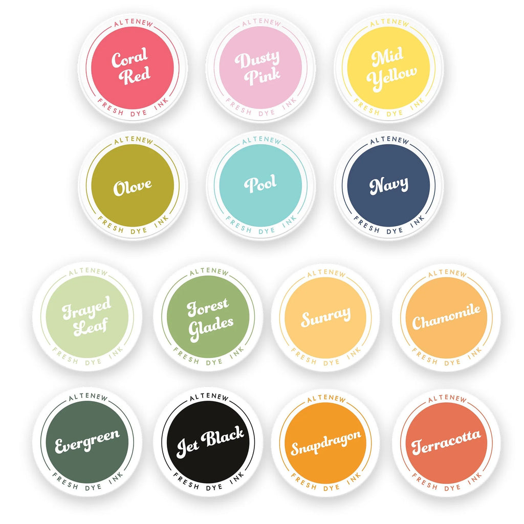 Scintillating Shades Fresh Dye Ink Bundle
