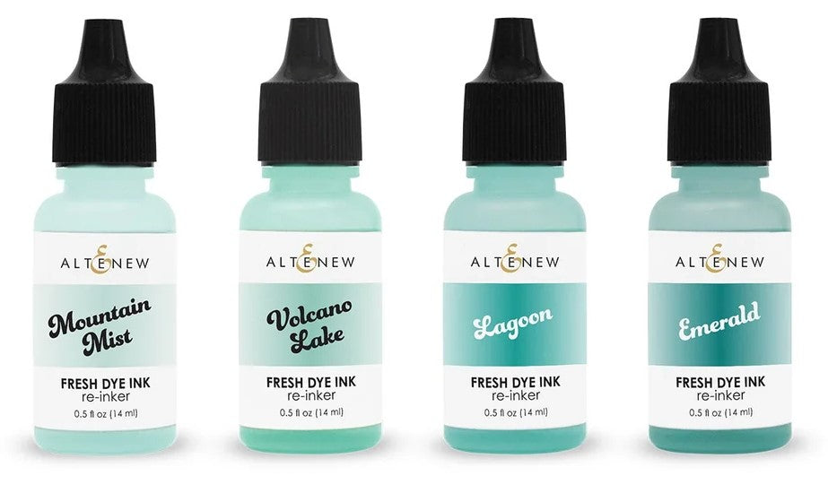 Sea Shore Fresh Dye Ink Re-inker Bundle