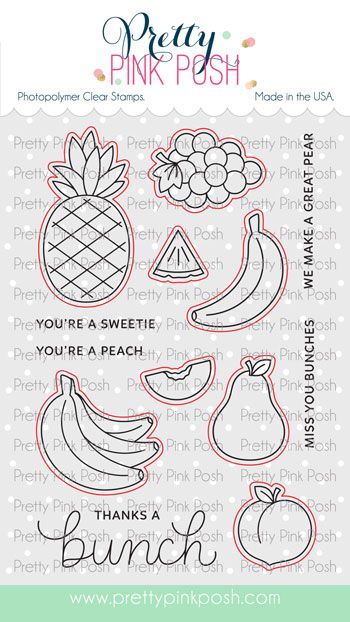 Ensemble de matrices de coordination pour salade de fruits
