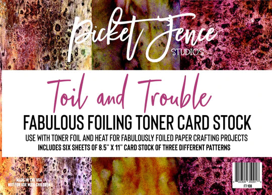 Fabulous Foiling Toner Card Stock (6 pk)-Toil and Trouble*