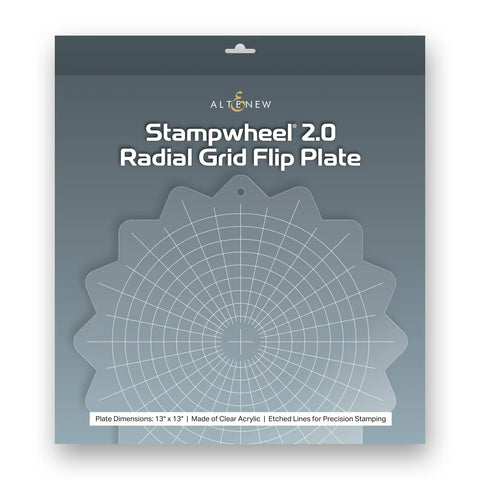 Stampwheel 2.0 - Radial Grid Flip Plate