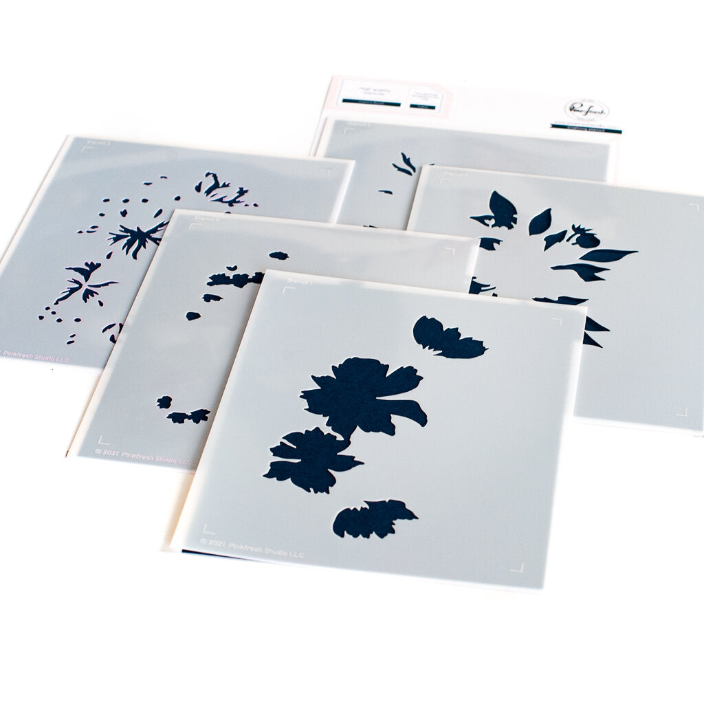 Cosmos Bunch Layering Stencils - RETIRING