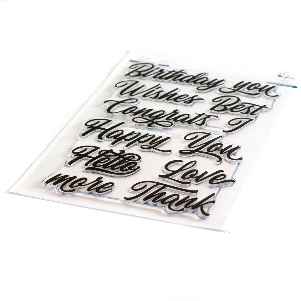 Brushed Sentiments stamp set - RETIRING