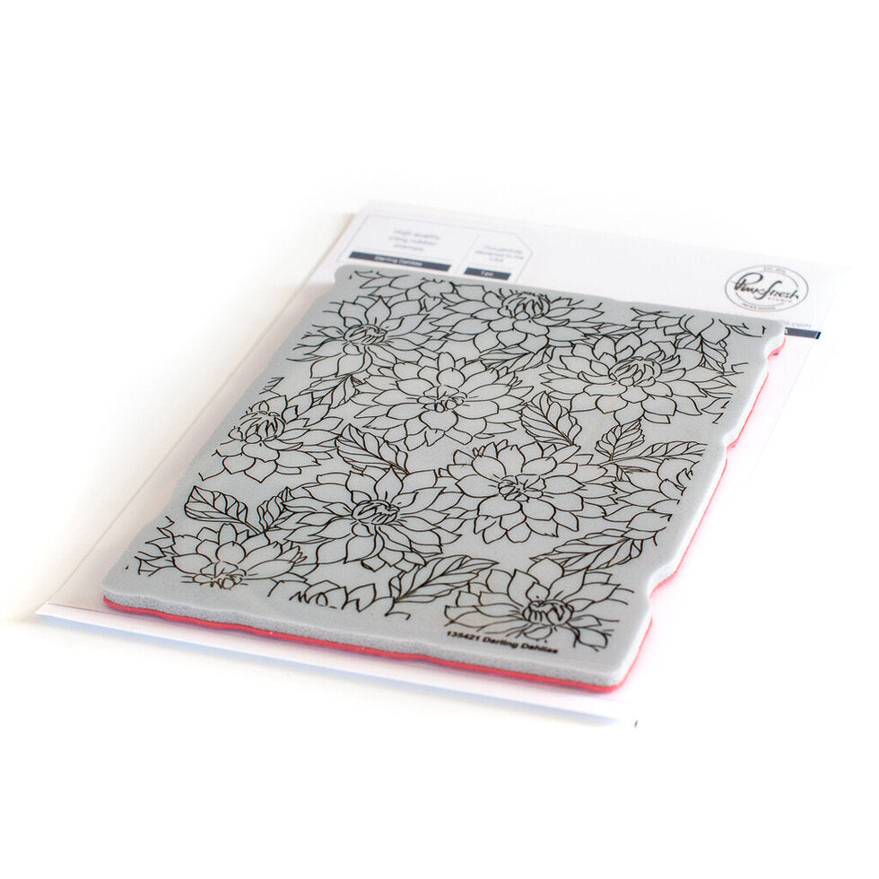 Darling Dahlias stamp - RETIRING
