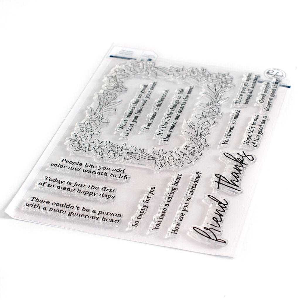 Lily Frame stamp - RETIRING