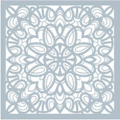 Square Mandala Stencil