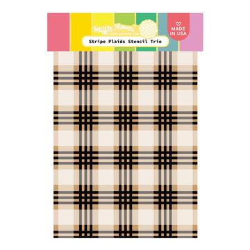 Trio de Plaids Rayés 6x6