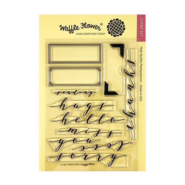 Simply Said 1 Stamp Set