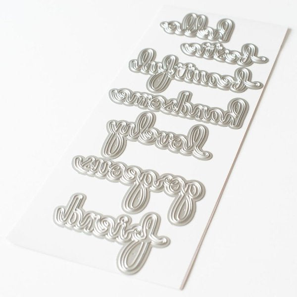 Phrase builder: Hello die set - RETIRING
