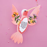 Hummingbird Sentiments Clear Stamp Set from the Bibi's Hummingbirds Collection