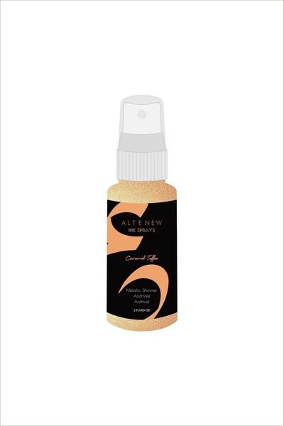 Spray d'encre chatoyant métallisé Caramel Toffee