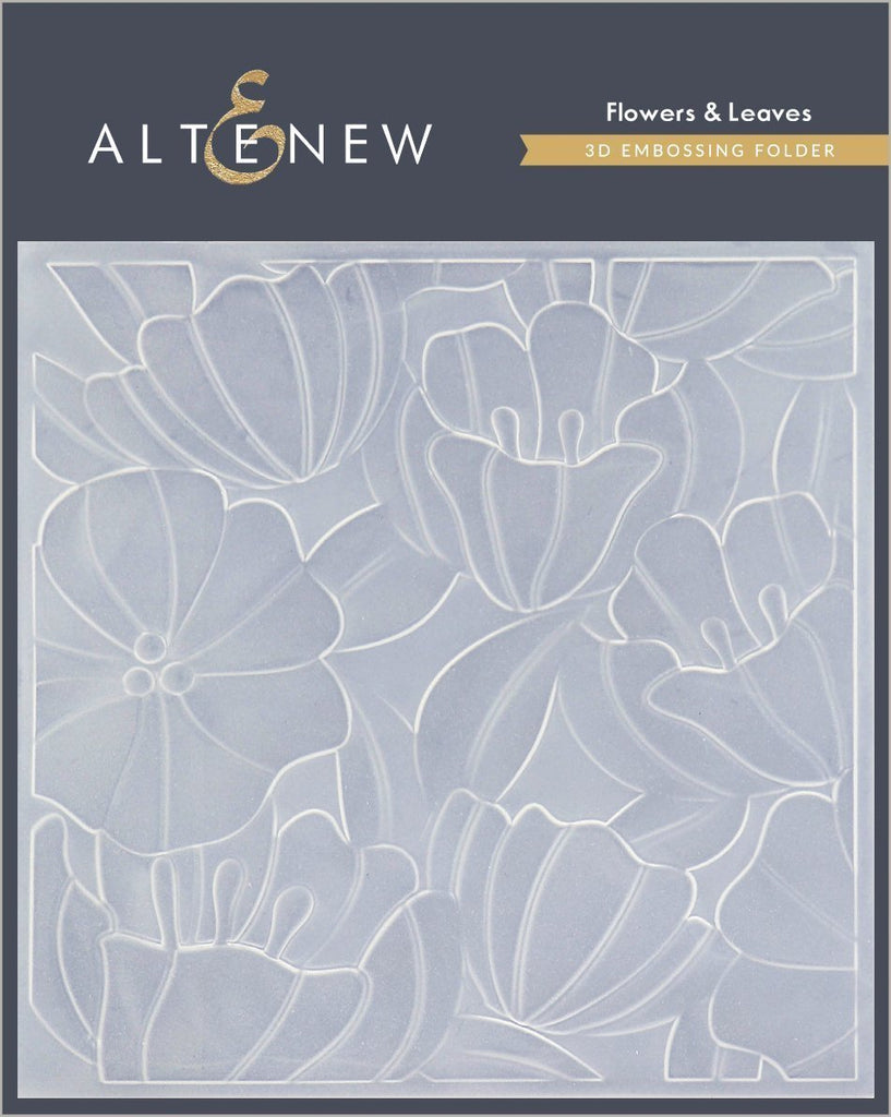 Flowers & Leaves 3D Embossing Folder