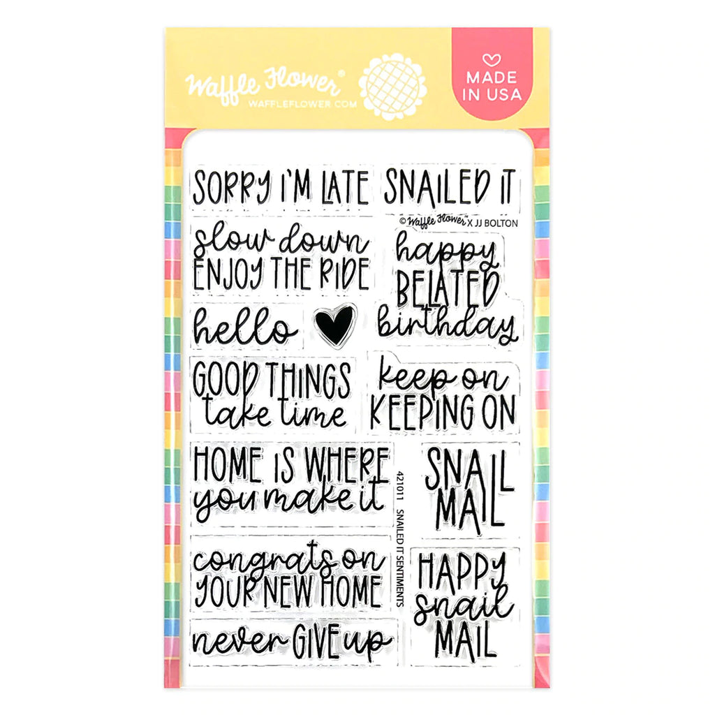 Snailed It Sentiments