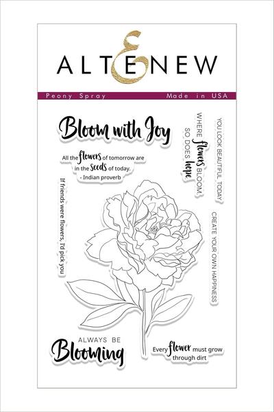 Ensemble de tampons en spray pivoine