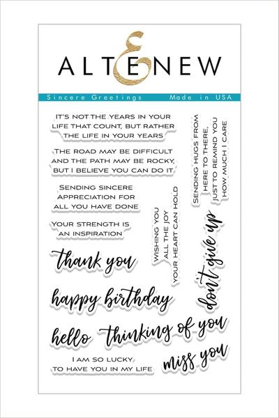 Sincere Greetings Stamp Set