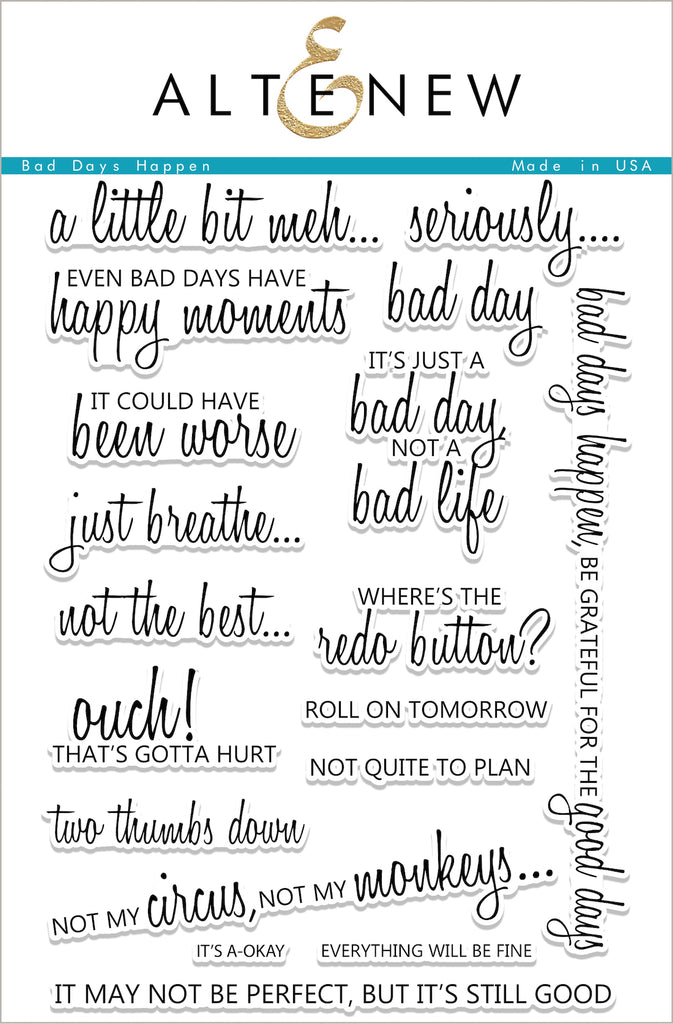 Ensemble de tampons Bad Days Happen