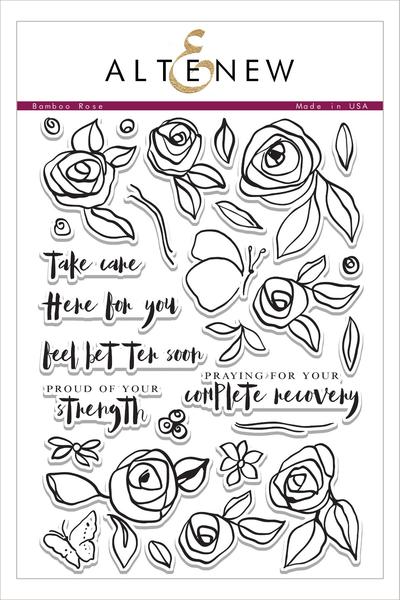 Bamboo Rose Stamp Set
