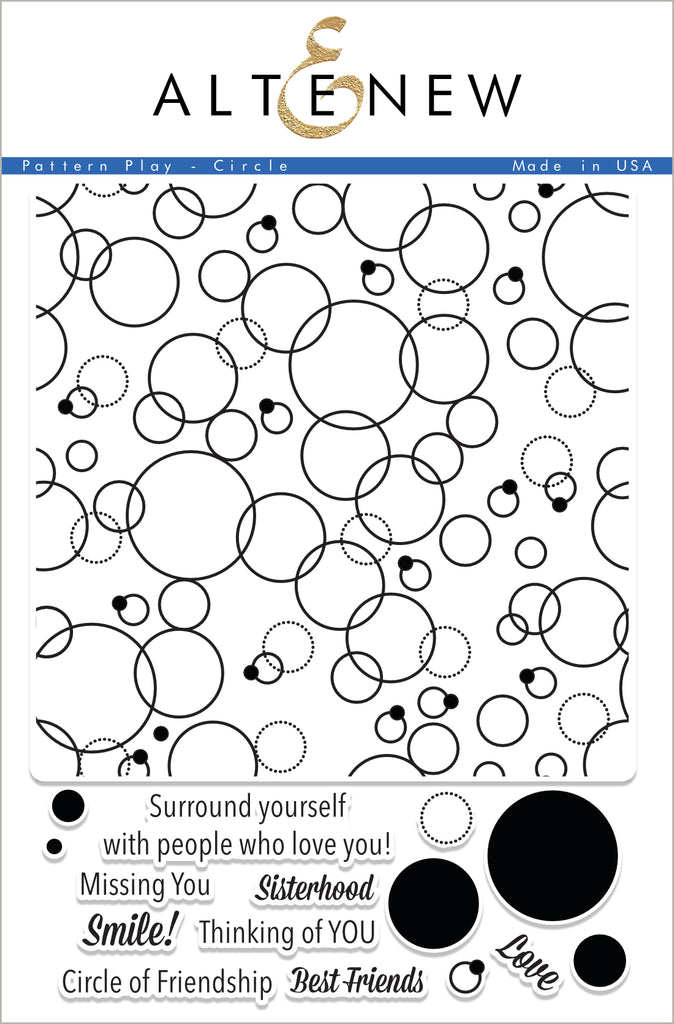 Jeu de motifs - Jeu de tampons circulaires