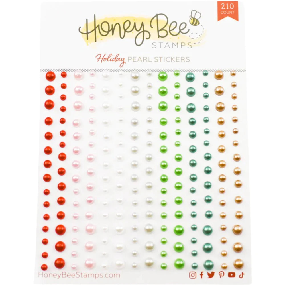 Holiday Pearls Gem Stickers