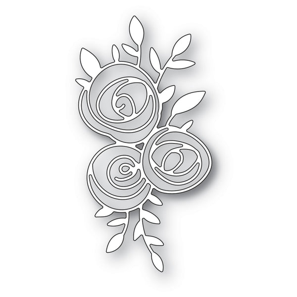 Scribble Rose Trio Craft Die – Bumbleberry Papercrafts Ltd