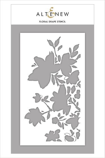 Floral Drape Stencil - RETIRING