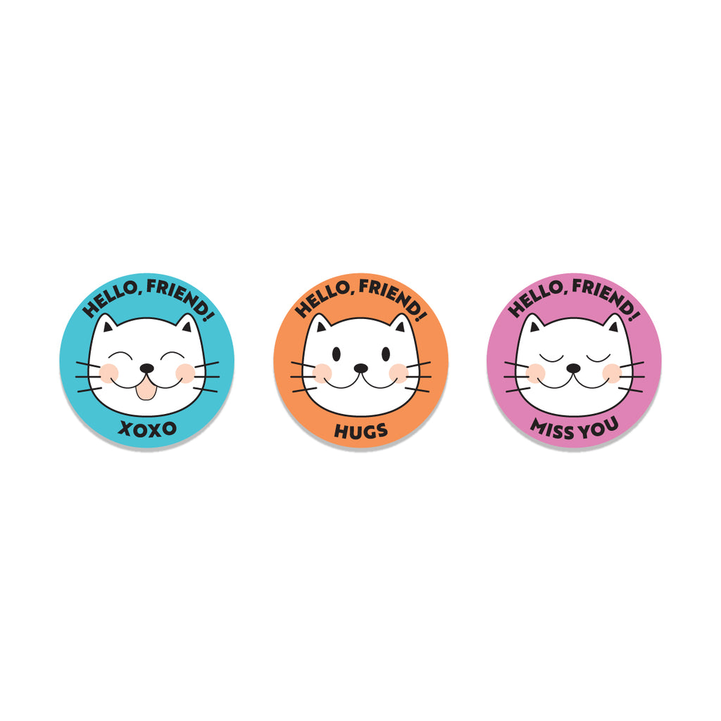 Friendly Cats Stickers*