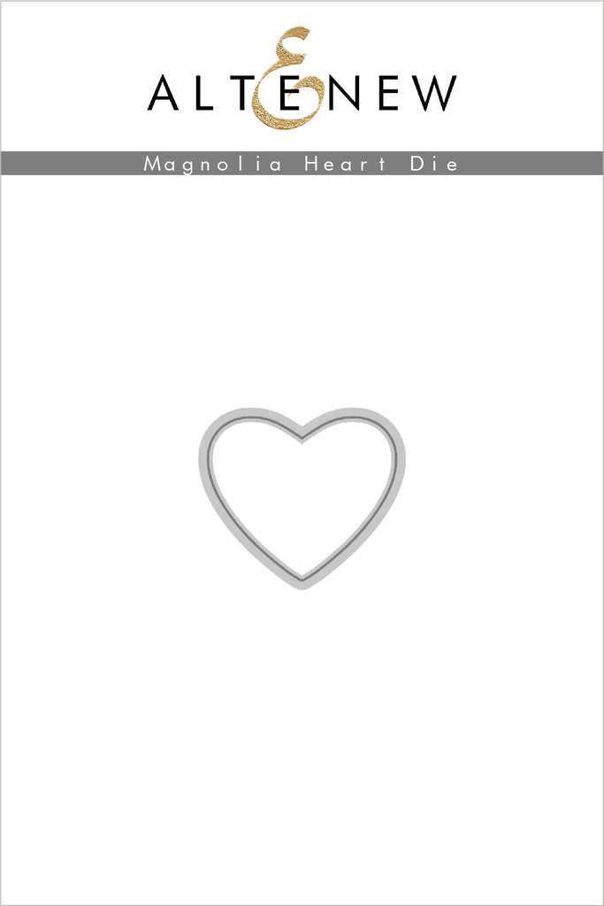 Magnolia Heart Die Set - RETIRING