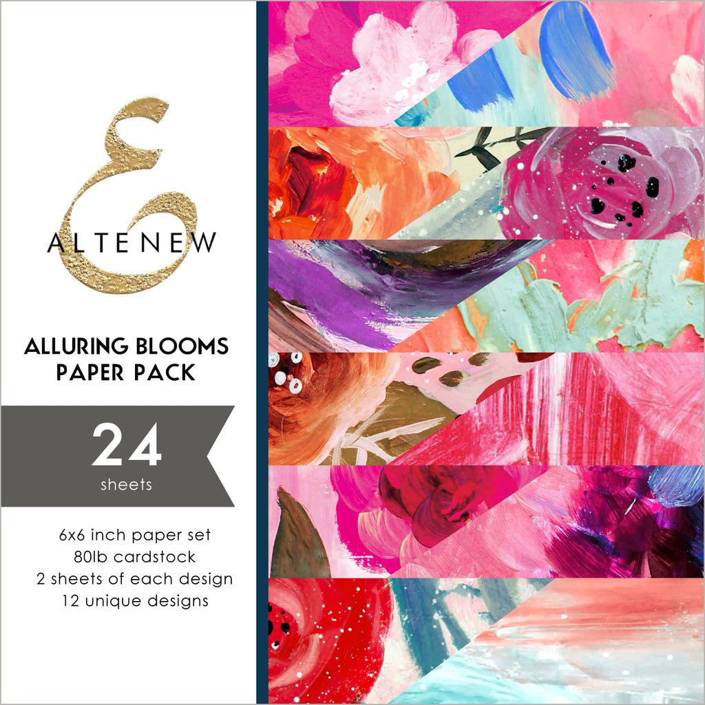 Pack de papier Séduisant Blooms 6x6