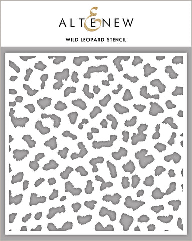 Wild Leopard Stencil