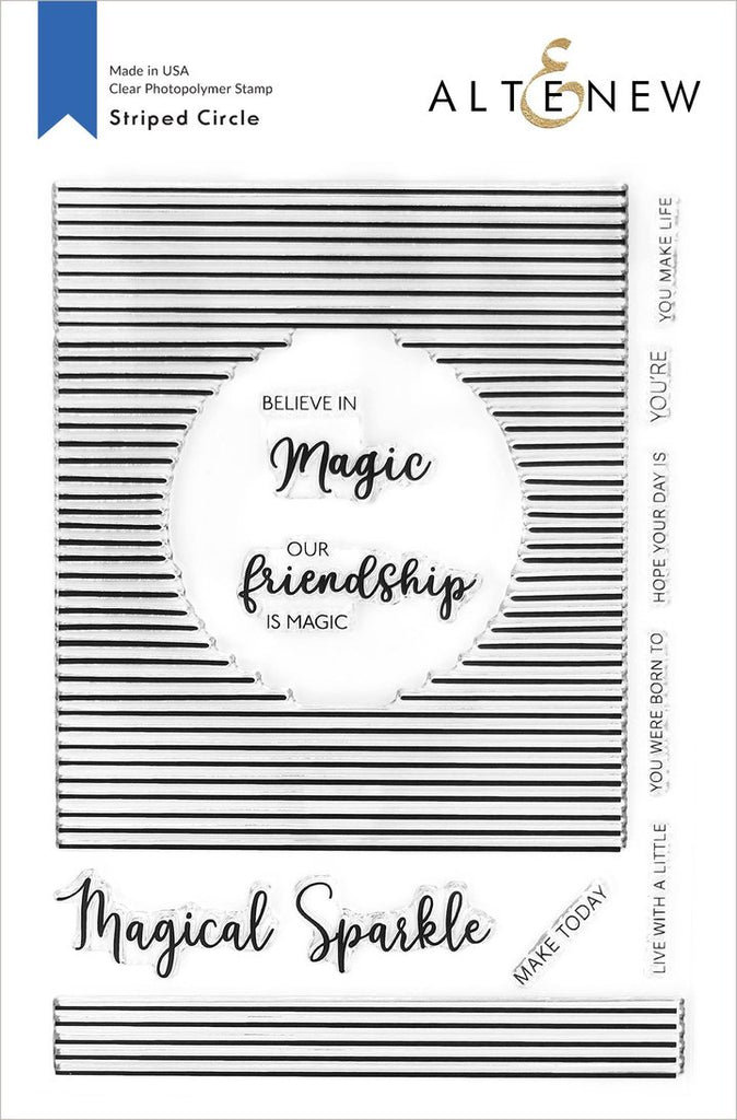 Striped Circle Stamp Set