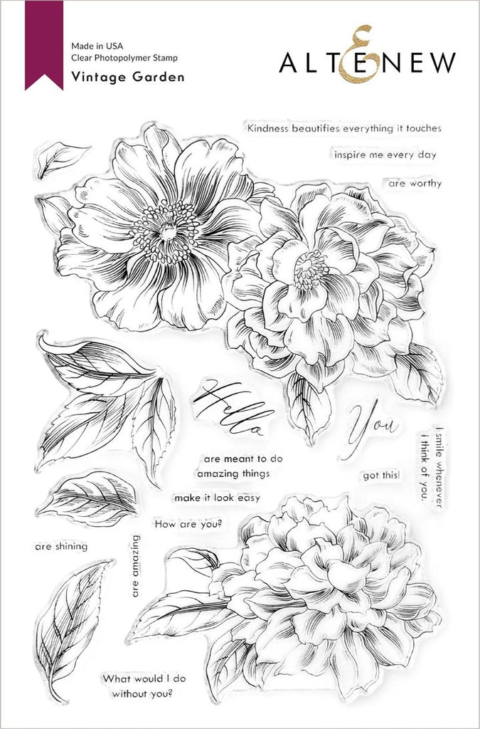 Vintage Garden Stamp Set
