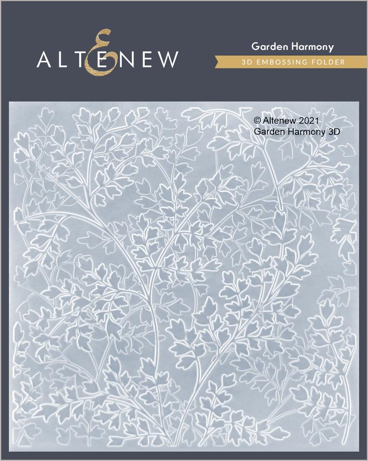 Garden Harmony 3D Embossing Folder