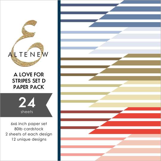 A Love for Stripes Set D 6x6 Paper Pack*
