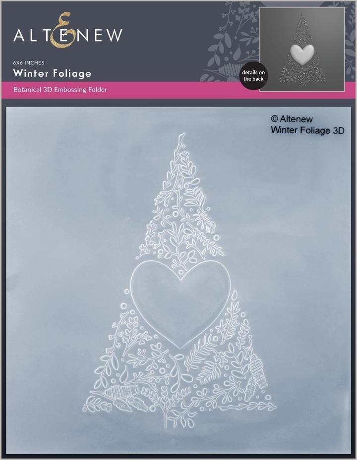 Dossier de gaufrage 3D feuillage d'hiver