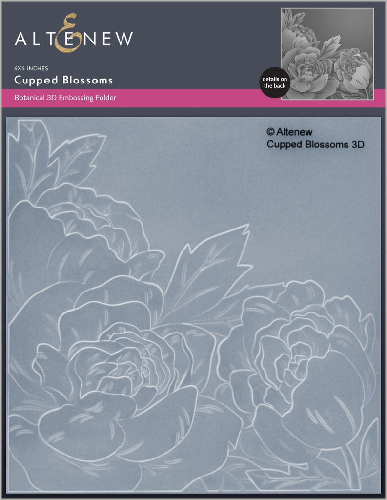 Dossier de gaufrage 3D Fleurs en coupe