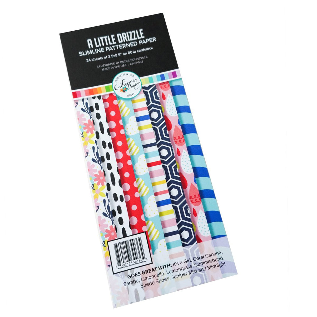 Papier à motifs A Little Drizzle Slimline
