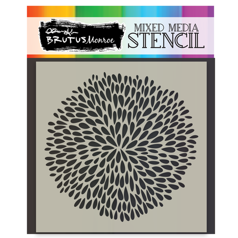 Mixed Media Stencil - Aster*