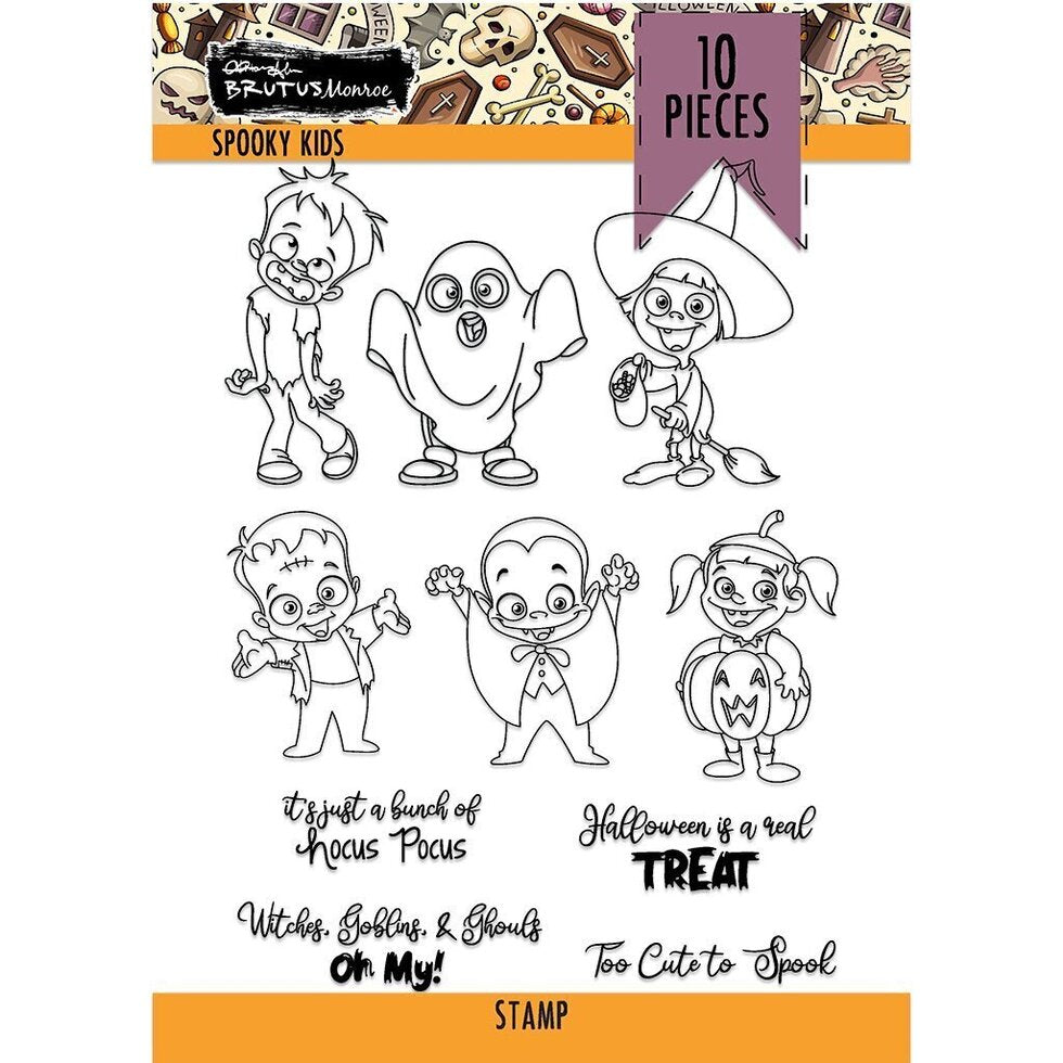 Spooky Kids | 6x8 Stamp Set*