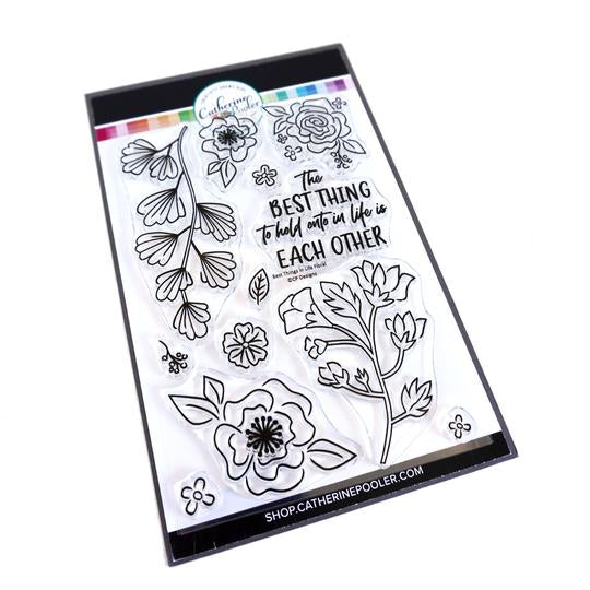 Best Things in Life Floral Stamp Set