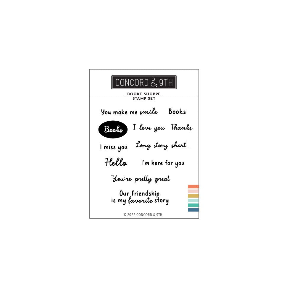 Ensemble de tampons Book Shoppe 3 x 4