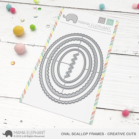Oval Scallop Frames Creative Cuts*