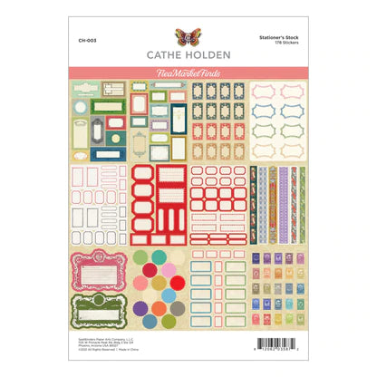 Stationer's Stock Sticker Pad from the Flea Market Finds Collection by Cathe Holden*