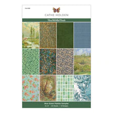 Blue Green Palette Sampler 6 x 9-inch Paper Pad from the Flea Market Finds Collection by Cathe Holden*