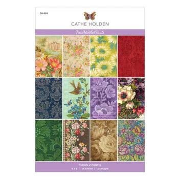 Florals 2 Palette Paper Pad from Flea Market Finds Collection by Cathe Holden*