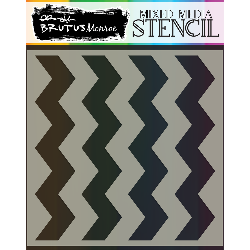 Chunky Stencil | Zig Zags*