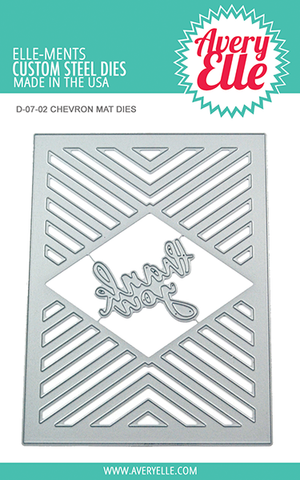 Die: Chevron Mat Elle-ments *