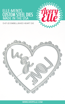 Die: Embellished Heart Elle-ments*