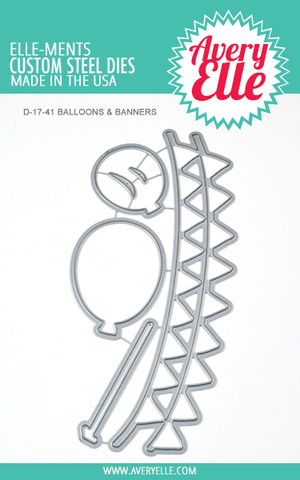 Die: Balloons & Banners Elle-ments*