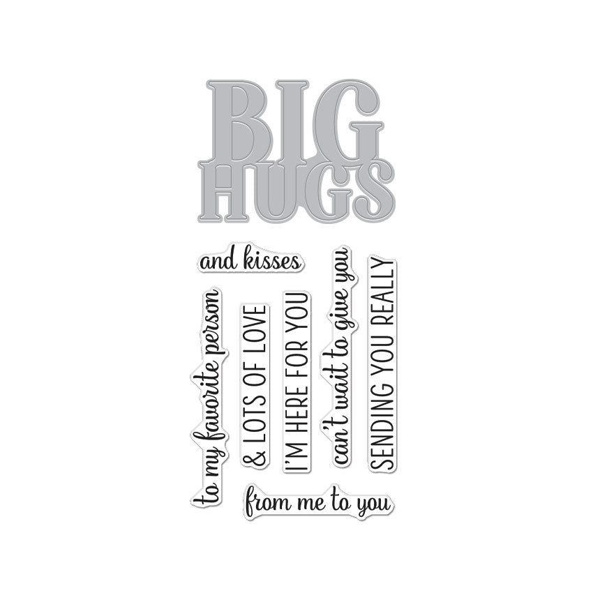 Big Hugs Stamp & Cut